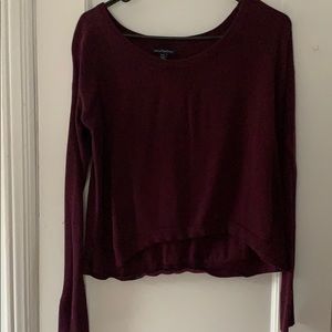Burgundy sweater